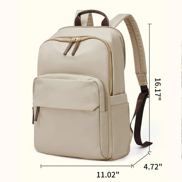 Mochila Feminina Notebook para Trabalho e Viagem Khaki