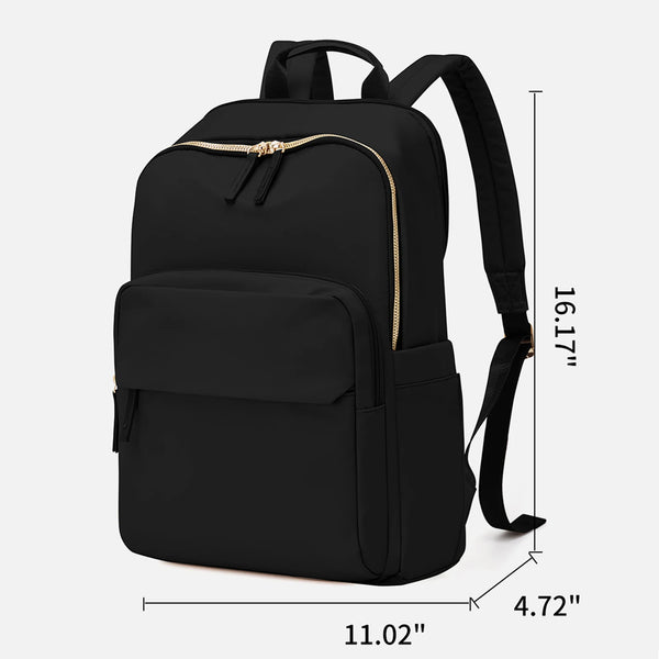Mochila Feminina Notebook para Trabalho e Viagem Preta