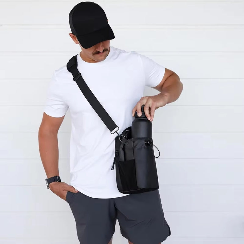 Porta-Garrafa Magnético para Academia é a escolha perfeita. Especialmente desenhado para ser um bolsa magnética, adapta-se facilmente a qualquer ambiente de academia, sendo uma excelente bolsa para academia feminino e bolsa academia masculina. Este acessório inovador garante que sua garrafa para academia permaneça segura e acessível, permitindo que você se concentre totalmente no exercício sem distrações. loja urbanno-002