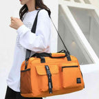 Bolsa-de-Academia-Feminina-Grande-com-Compartimento-de-Sapatos-Laranja-da-loja-urbanno-0005