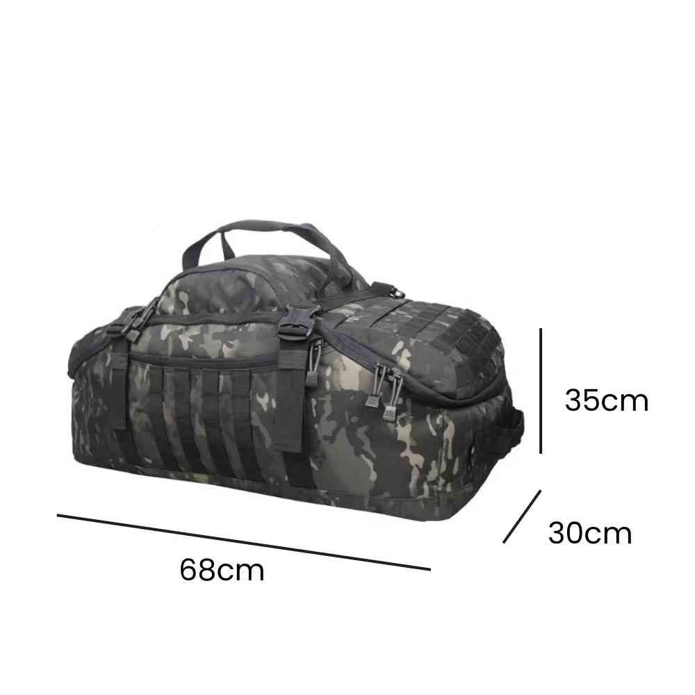 Bolsa de Academia Grande Tática 60L Multifuncional - Camuflado da loja urbanno - 00015