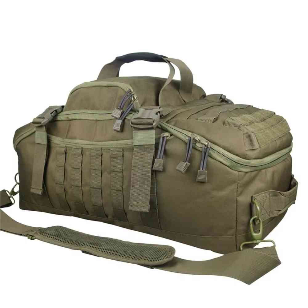 Bolsa de Academia Grande Tática 80L Multifuncional - Verde Militar da loja urbanno - 04