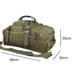 Bolsa de Academia Grande Tática 80L Multifuncional - Verde Militar da loja urbanno - 06