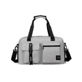 Bolsa_de_Academia_Feminina_Grande_com_Compartimento_de_Sapatos_Cinza_0001