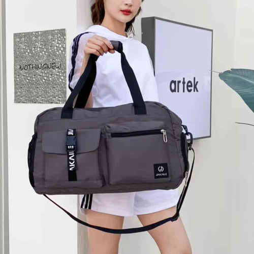 Bolsa_de_Academia_Feminina_Grande_com_Compartimento_de_Sapatos_Cinza_0002