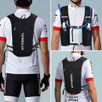 Colete de Hidratação NEWBOLER 1.5L + 2x250ml Ultraleve para Corrida e Ciclismo Preto da loja urbanno 0002