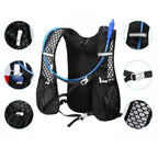 Colete de Hidratação NEWBOLER 1.5L + 2x500ml Ultraleve para Corrida e Ciclismo Preto da loja urbanno 0004