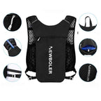 Colete de Hidratação NEWBOLER 1.5L + 2x500ml Ultraleve para Corrida e Ciclismo Preto da loja urbanno 0005
