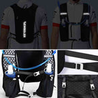 Colete de Hidratação NEWBOLER 1.5L + 2x500ml Ultraleve para Corrida e Ciclismo Preto da loja urbanno 0006