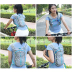 Colete de Hidratação NEWBOLER 1.5L + 500ml Ultraleve para Corrida e Ciclismo Cinza da loja urbanno 0002