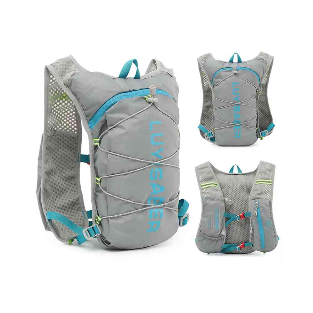 Colete de Hidratação NEWBOLER 1.5L + 500ml Ultraleve para Corrida e Ciclismo Cinza da loja urbanno 0004