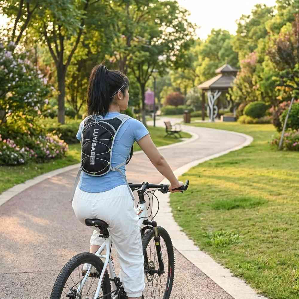 Colete de Hidratação NEWBOLER 1.5L + 500ml Ultraleve para Corrida e Ciclismo Preta da loja urbanno 0002