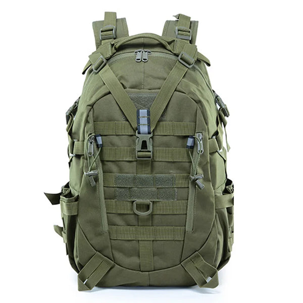 Mochila Tática Militar 40L Camping Viagem Aventura Verde Militar