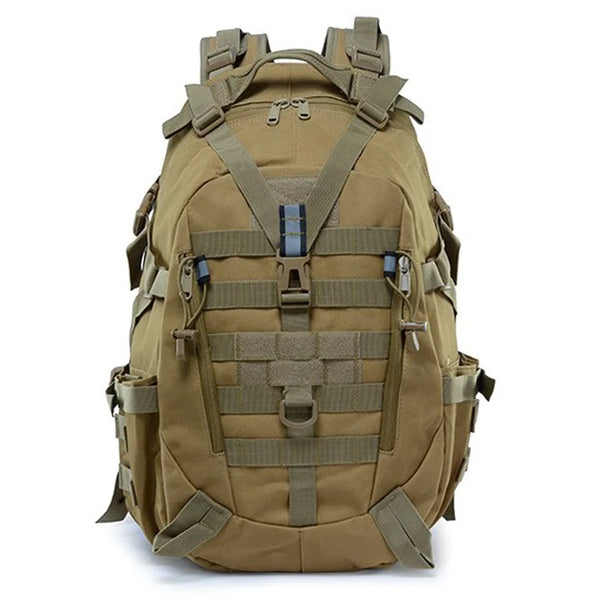 Mochila Tática Militar 40L Camping Viagem Aventura Khaki
