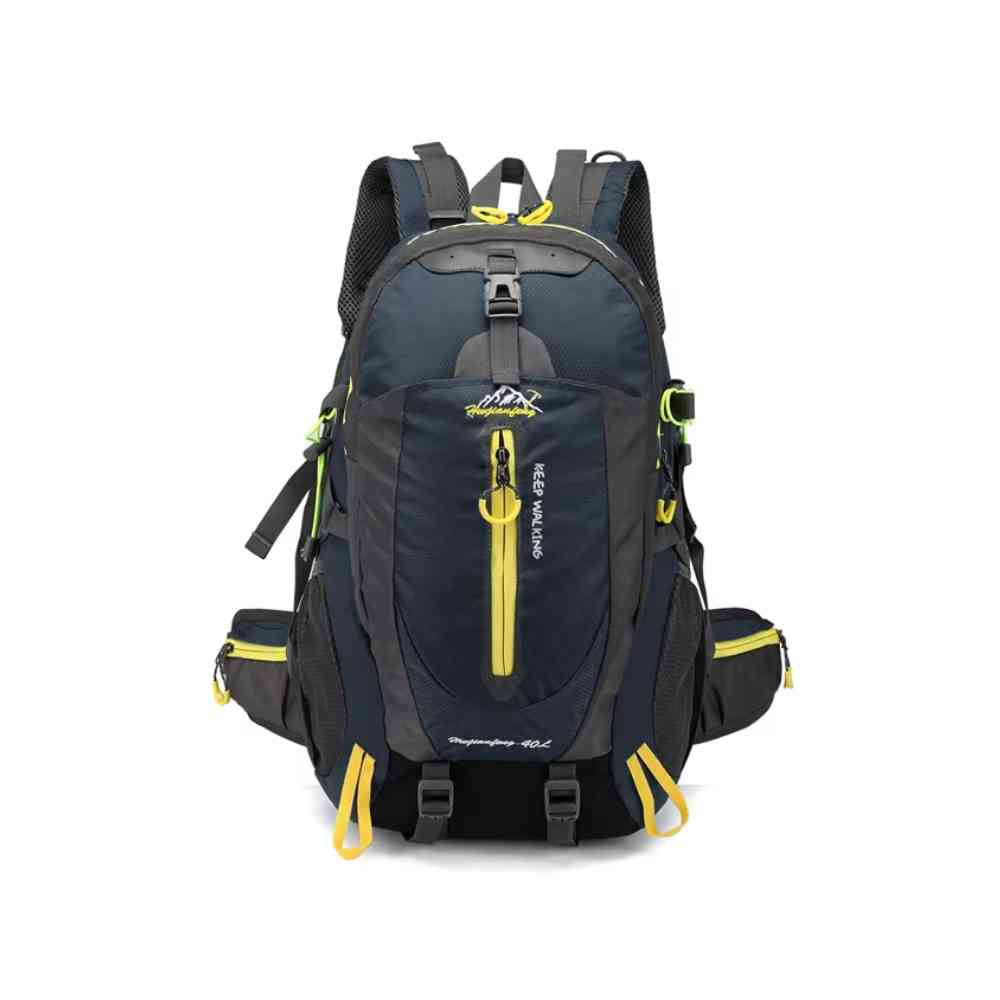 Mochila 40L Leve Impermeável para Trekking Camping e Aventura Azul Escuro da loja urbanno 0003