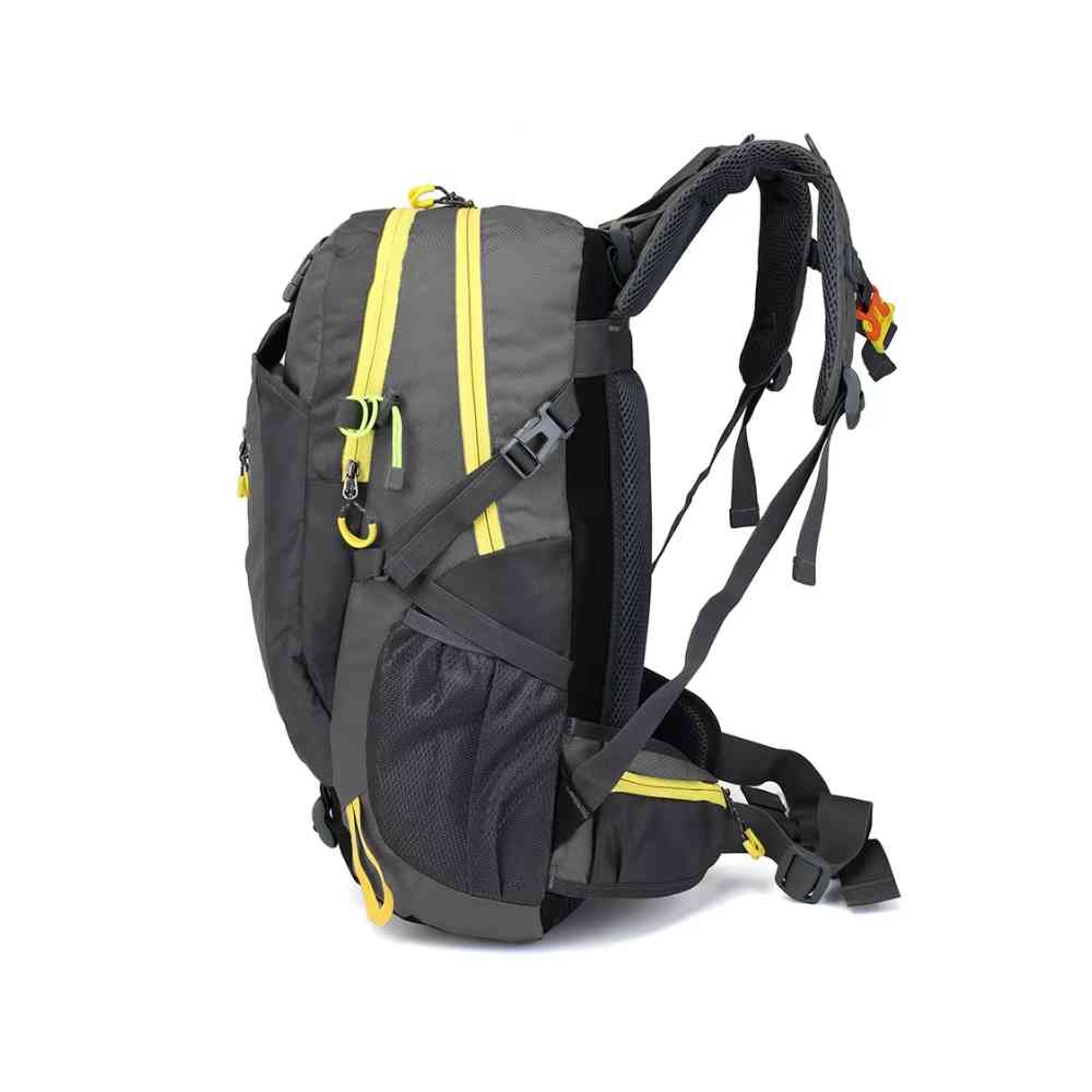 Mochila 40L Leve Impermeável para Trekking Camping e Aventura Cinza da loja urbanno - 0003