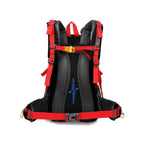 Mochila 40L Leve Impermeável para Trekking Camping e Aventura Preta e Vermelha da loja urbanno 0003