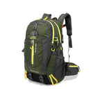 Mochila 40L Leve Impermeável para Trekking Camping e Aventura Verde Militar da loja urbanno 0001