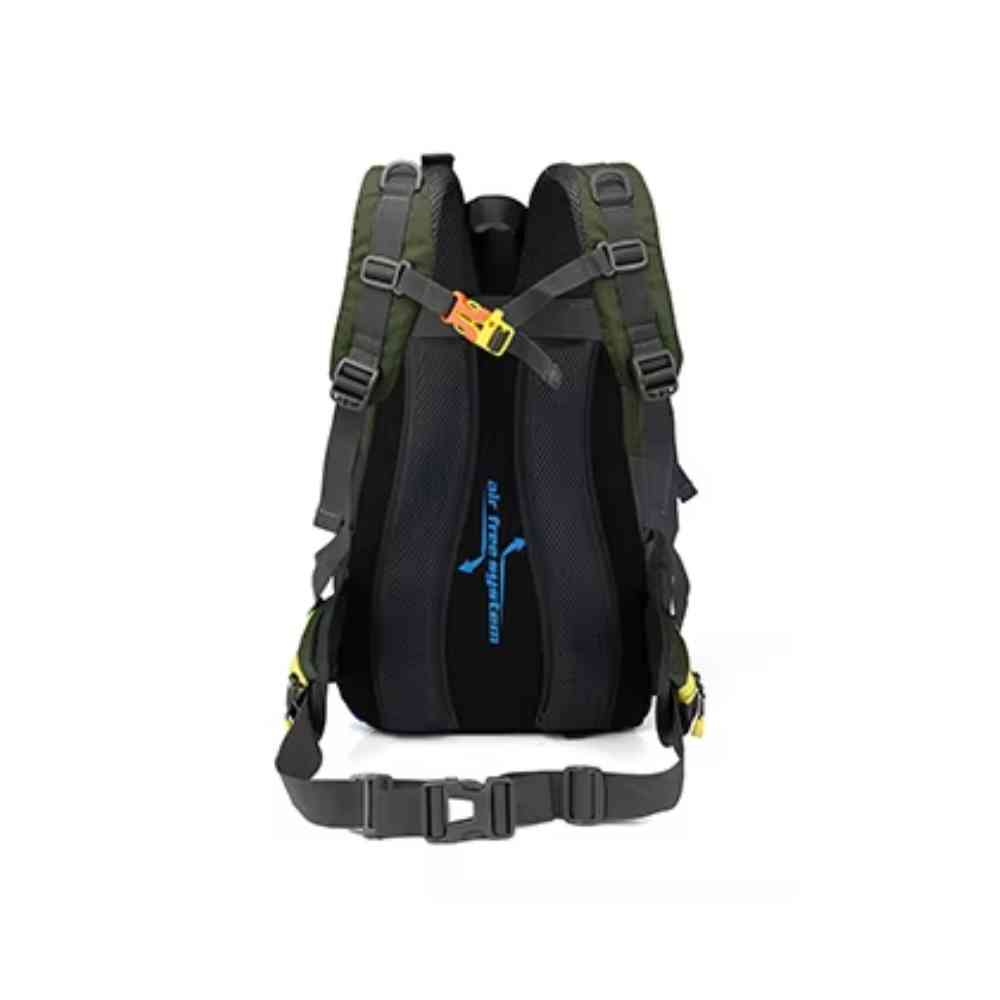 Mochila 40L Leve Impermeável para Trekking Camping e Aventura Verde Militar da loja urbanno 0004