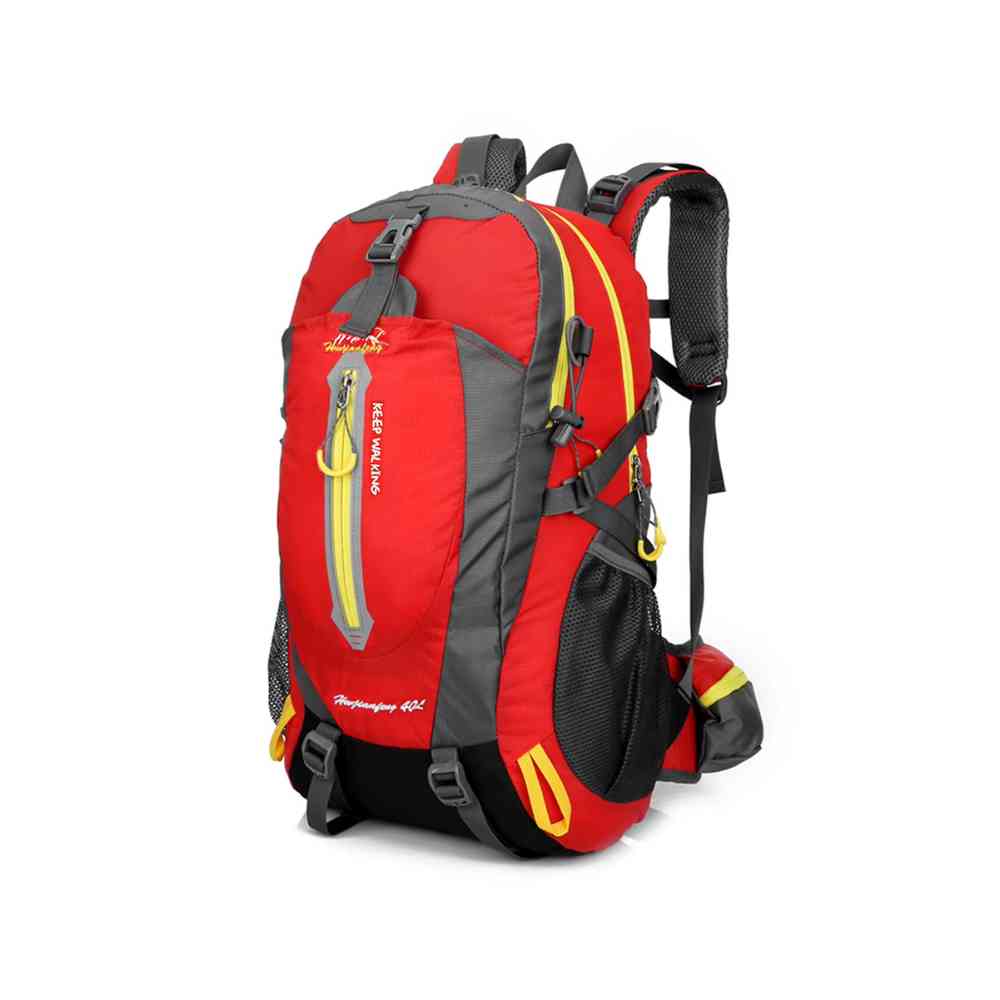 Mochila 40L Leve Impermeável para Trekking Camping e Aventura Vermelha da loja urbanno 0001