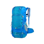 Mochila Camping 50 a 70L Impermeável e Capa de Chuva Azul da loja urbanno 0001