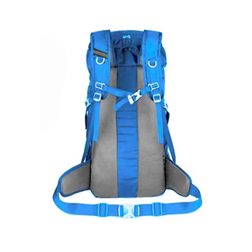 Mochila Camping 50 a 70L Impermeável e Capa de Chuva Azul da loja urbanno 0004