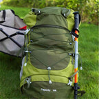 Mochila Camping 50 a 70L Impermeável e Capa de Chuva Verde Militar da loja urbanno 0005