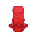 Mochila Camping 50 a 70L Impermeável e Capa de Chuva Vermelha da loja urbanno 0001