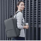 Mochila Cinza Xiaomi Negócios Notebook 15.6" Minimalista Impermeável da loja urbanno 00002