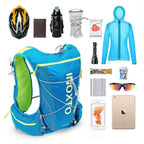 Mochila Colete de Hidratação 8L com Reservatório 2L + 2x500ml para Corrida e Ciclismo Azul (80-97cm) da loja urbanno 0007