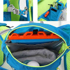 Mochila Colete de Hidratação 8L com Reservatório 2L + 2x500ml para Corrida e Ciclismo Azul (80-97cm) da loja urbanno 0008