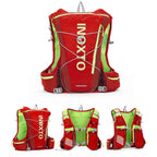 Mochila Colete de Hidratação 8L com Reservatório 2L + 2x500ml para Corrida e Ciclismo Vermelha (97-109cm) da loja urbanno 0004