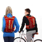 Mochila Colete de Hidratação 8L com Reservatório 2L + 2x500ml para Corrida e Ciclismo Vermelha (97-109cm) da loja urbanno 0005