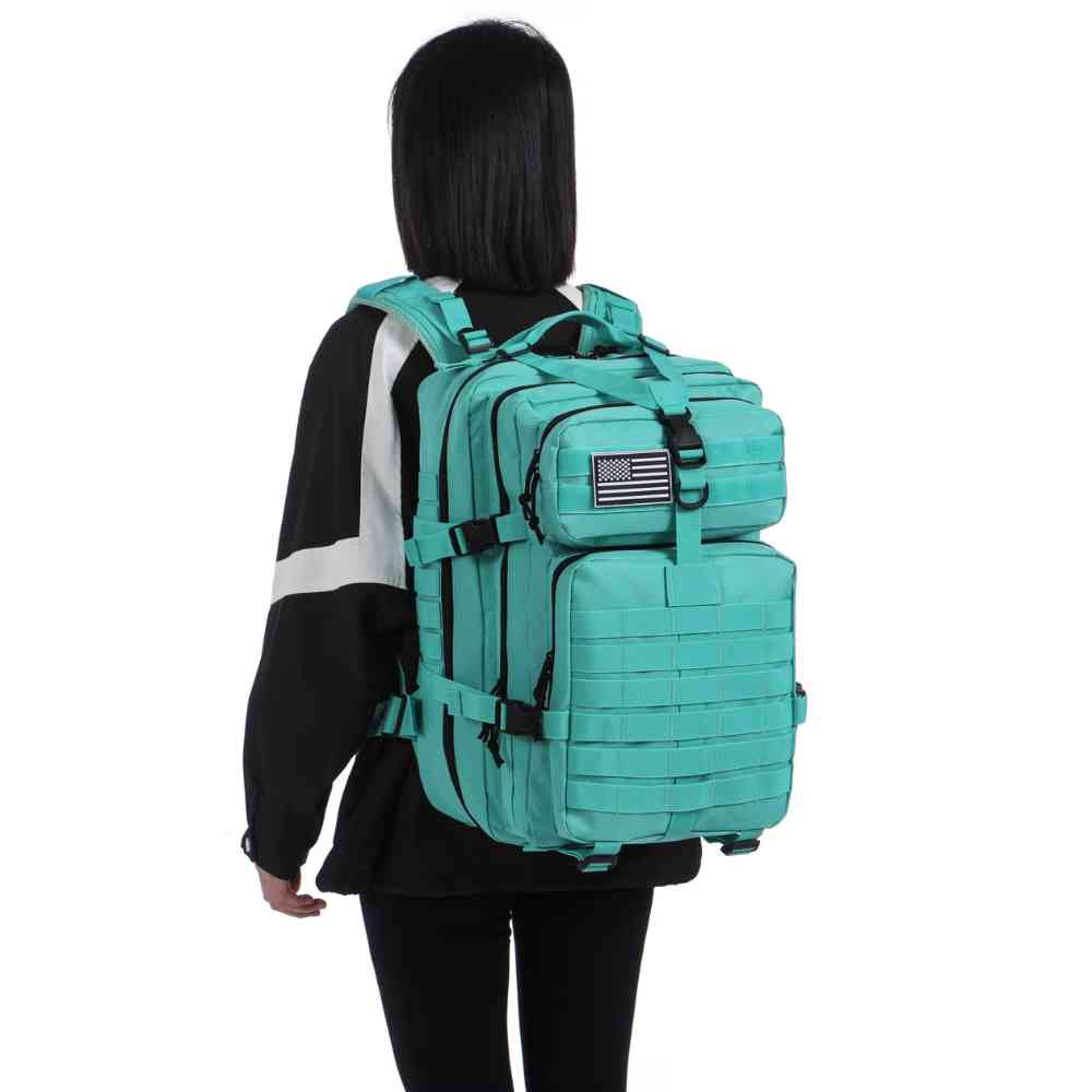 Mochila Exército Militar Tática 50L para Viagem e Expedição Ciano da loja urbanno 0002