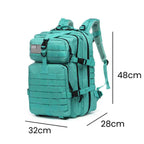 Mochila Exército Militar Tática 50L para Viagem e Expedição Ciano da loja urbanno 0006
