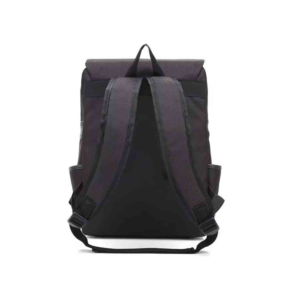 Mochila Feminina Notebook 14 Polegadas Vintage Lona Preta da loja urbanno 0005