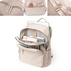 Mochila Feminina Notebook para Trabalho e Viagem Bege da loja urbanno - 0003