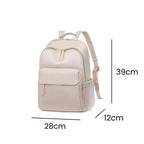 Mochila Feminina Notebook para Trabalho e Viagem Bege da loja urbanno - 0006