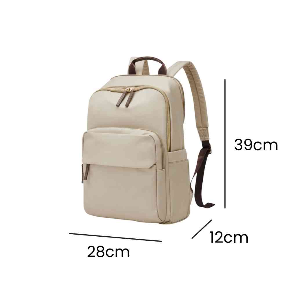 Mochila Feminina Notebook para Trabalho e Viagem Khaki da loja urbanno - 0008