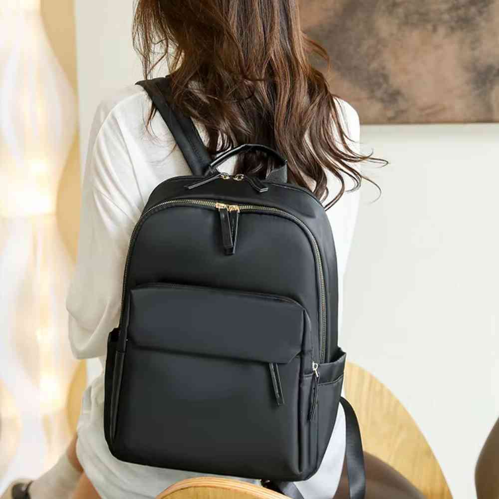 Mochila Feminina Notebook para Trabalho e Viagem Preta da loja urbanno - 0002