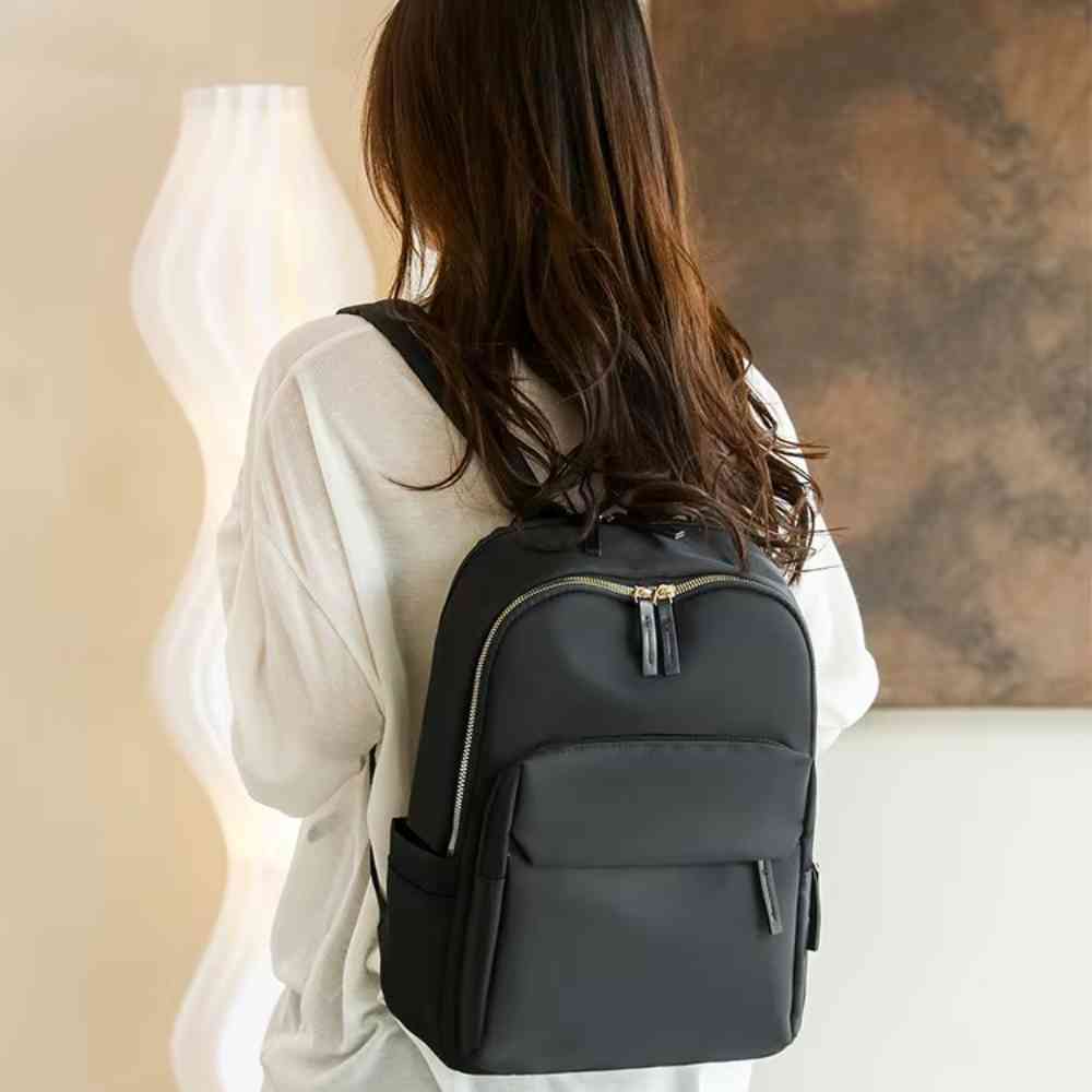 Mochila Feminina Notebook para Trabalho e Viagem Preta da loja urbanno - 0004