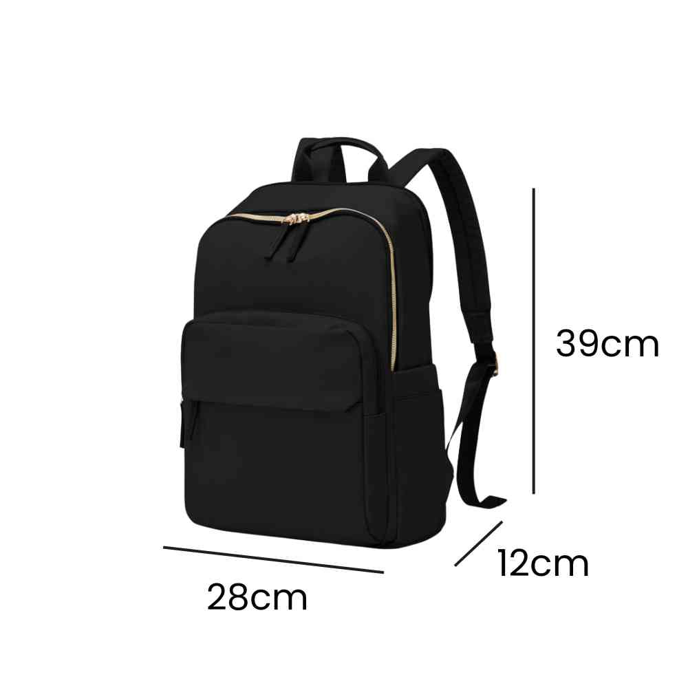 Mochila Feminina Notebook para Trabalho e Viagem Preta da loja urbanno - 0007