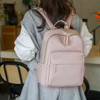 Mochila Feminina Notebook para Trabalho e Viagem Rosa da loja urbanno - 002