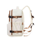 Mochila Feminina de Viagem Notebook 15.6" Impermeável Executiva Bege da loja urbanno 0006