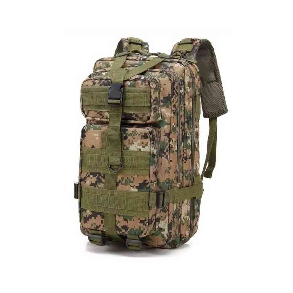 Mochila Militar Tática Impermeável 25L para Dia a Dia e Trabalho Camuflagem Verde da loja urbanno 0001
