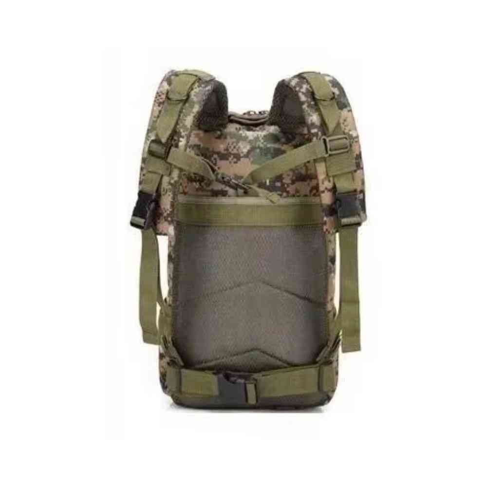 Mochila Militar Tática Impermeável 25L para Dia a Dia e Trabalho Camuflagem Verde da loja urbanno 0003