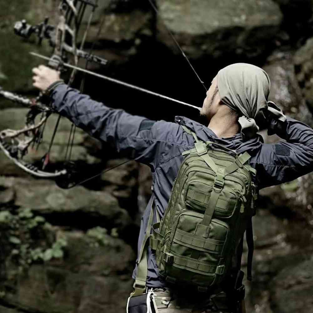 Mochila Militar Tática Impermeável 25L para Dia a Dia e Trabalho Verde da loja urbanno 0002