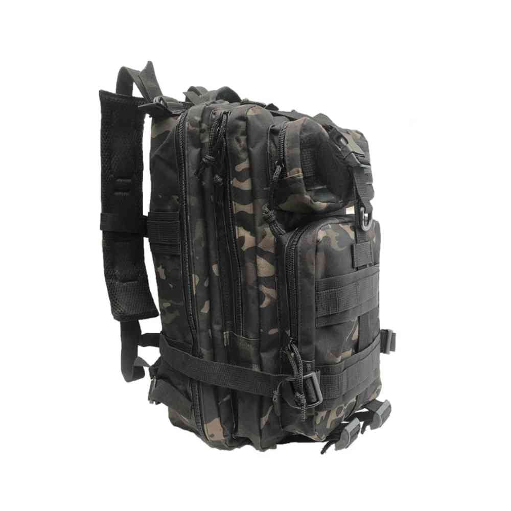 Mochila Militar Tática Impermeável 25L para Dia a Dia e Trabalho na cor Camo Black da loja urbanno 0003