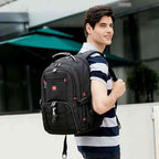 Mochila Notebook 16 polegadas 30L Viagem Antifurto Preta loja urbanno 0002