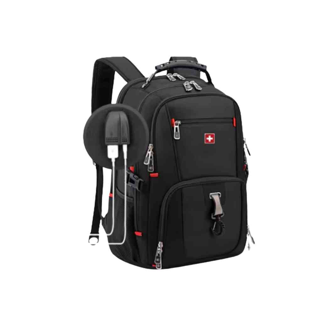 Mochila Notebook 16 polegadas 30L Viagem Antifurto Preta loja urbanno 0007